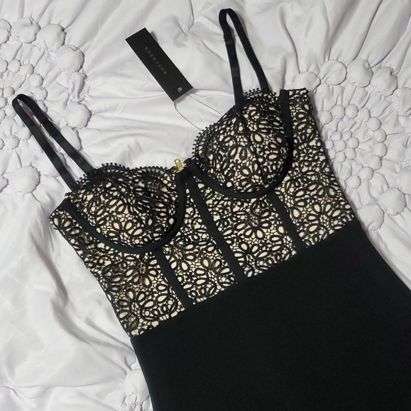 Revamped Dresses & Skirts - SALE🎃NEW Bustier/Corset style Lace Midi Dress